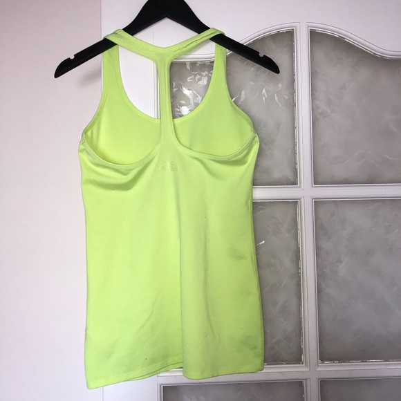 north face yellow training tank top  size medium - Picture 3 of 3